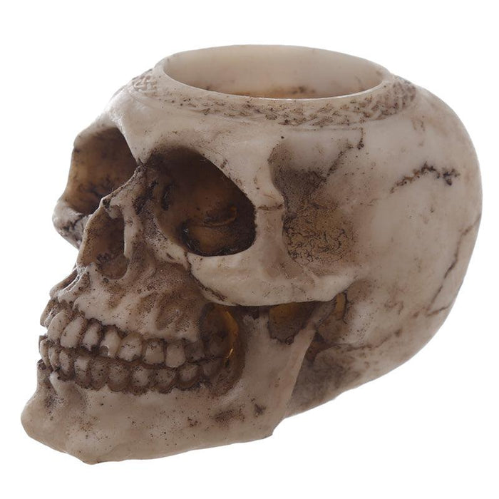 Skull Tea Light Holder - Myhappymoments.co.uk