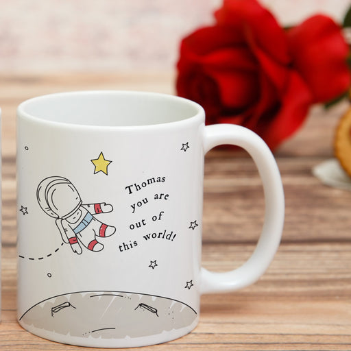 Personalised You Are Out Of This World Mug - Myhappymoments.co.uk
