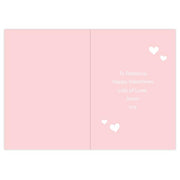 Personalised Be My Valentine Confetti Hearts Card - Myhappymoments.co.uk