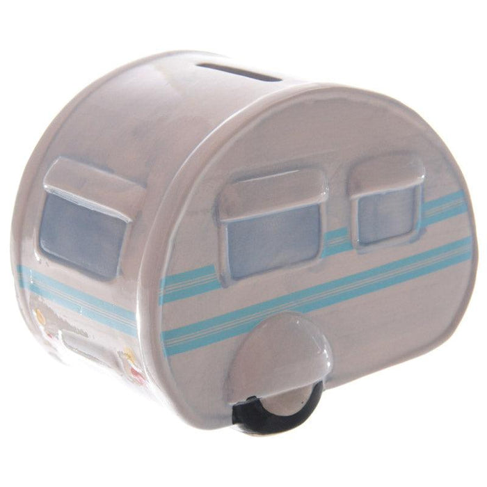 Novelty Ceramic Caravan Money Box