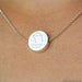 Personalised Libra Zodiac Star Sign Silver Tone Necklace (September 23rd - October 22nd) - Myhappymoments.co.uk