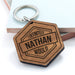 Personalised Cheeky Message Engraved Keyring - Myhappymoments.co.uk