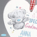 Personalised Me to You Godmother Wooden Heart Decoration - Myhappymoments.co.uk