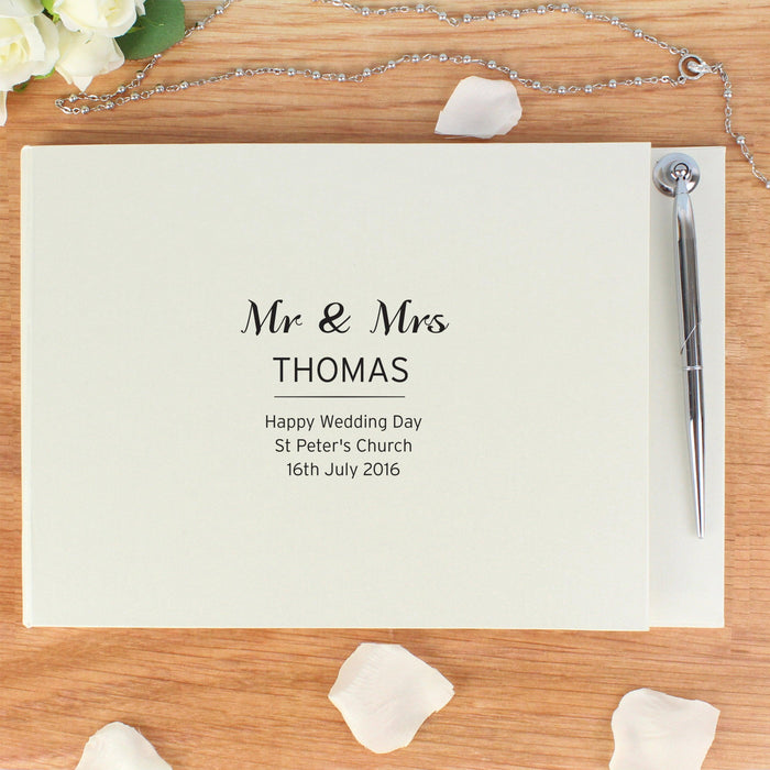 Personalised Classic Hardback Guest Book & Pen