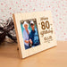 Personalised 80th Birthday Photo Frame