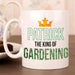 Personalised King Of The Gardening Mug