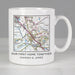 Personalised Postcode Map Mug - Myhappymoments.co.uk