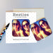 Personalised Besties Forever Best Friend Photo Coaster Gift Card 