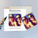 Personalised Photo Coaster Card - Besties Forever - Free Delivery