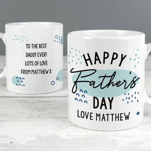 Personalised Happy Father's Day Mug