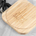 Personalised Bamboo Wireless Charger Pad