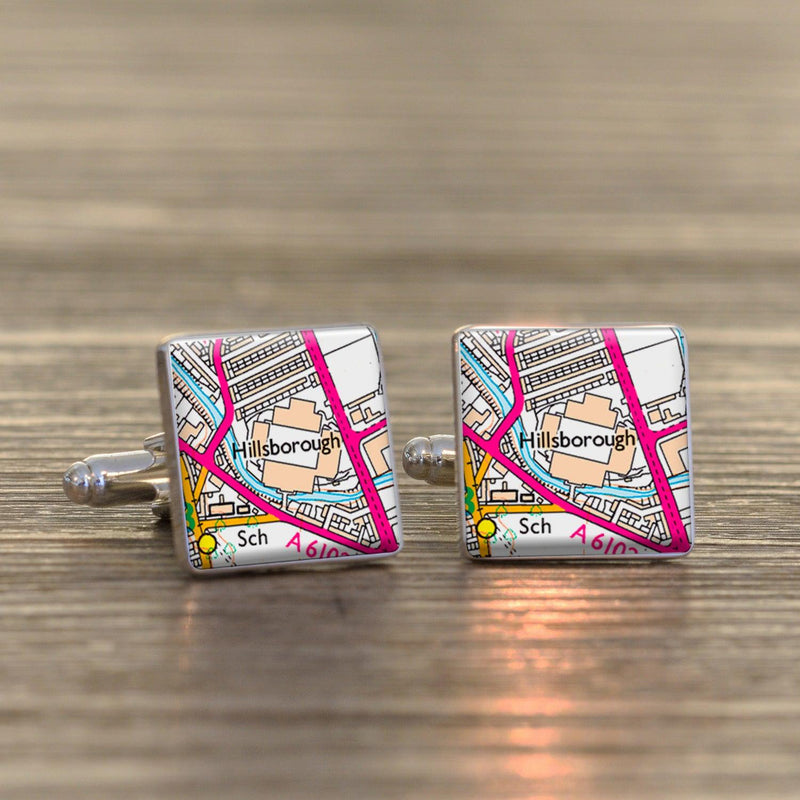 Sheffield Wednesday Cufflinks Football Ground