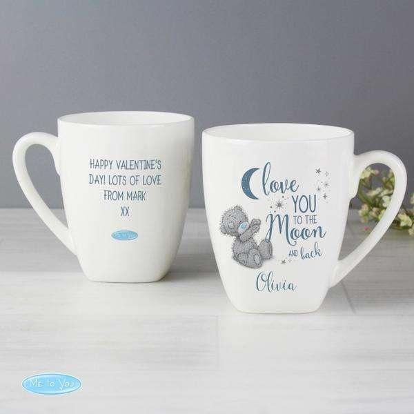 Personalised Me to You 'Love You to the Moon and Back' Latte Mug - Myhappymoments.co.uk