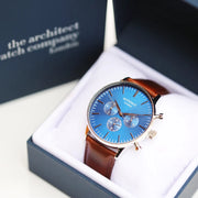 Handwriting Engraving Men's Architect Motivator Watch