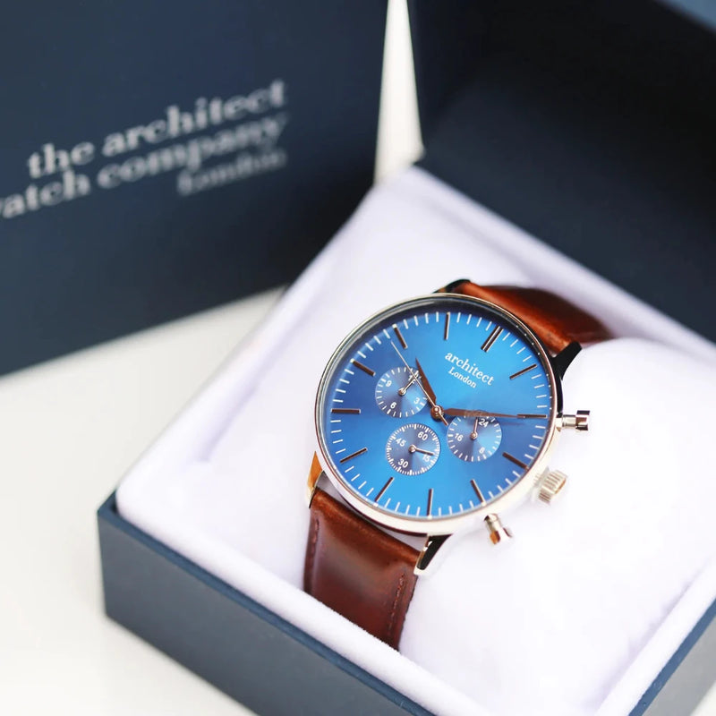 Handwriting Engraving Men's Architect Motivator Watch