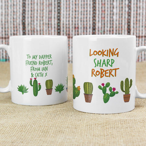 Personalised Cactus Mug - Myhappymoments.co.uk