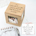 Personalised Handwriting Photo Cube | Wedding Anniversary Gift