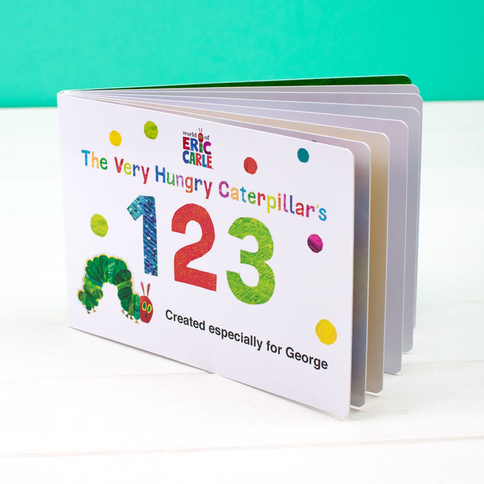 Personalised Very Hungry Caterpillar Board Book – 123