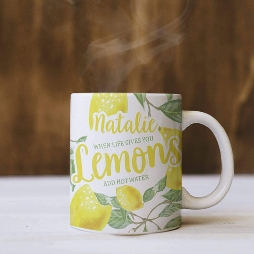 Personalised Life Gives You Lemons 11oz Mug - Pukka Gifts