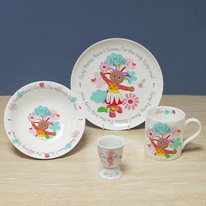 Personalised Upsy Daisy In The Night Garden Breakfast Set - Myhappymoments.co.uk