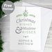 Personalised Couples Mistletoe Card