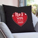 Personalised No.1 Wife Belongs To Heart Cushion Cover