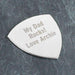 Personalised Silver Plectrum - Myhappymoments.co.uk