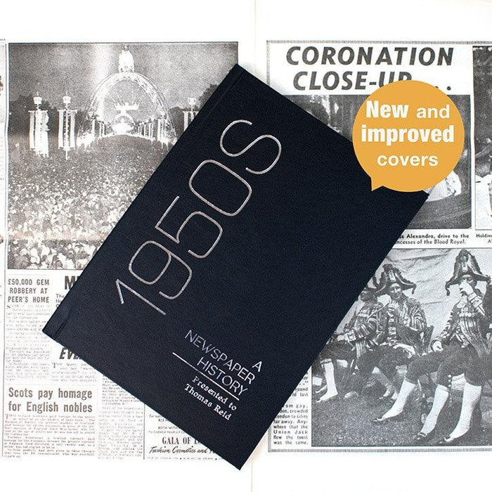 Personalised Hardback Decade Newspaper Book