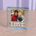 Personalised Photo Glass Token - Love | Romantic Gift