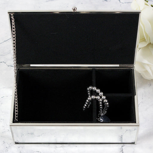 Personalised Butterflies Mirrored Jewellery Box - Myhappymoments.co.uk