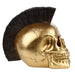 Gold Punk Mohican Skull Ornament