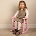 Personalised Engraved Wooden Child's Pink Rocking Chair
