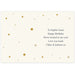 Personalised Gold Champagne Flutes Card