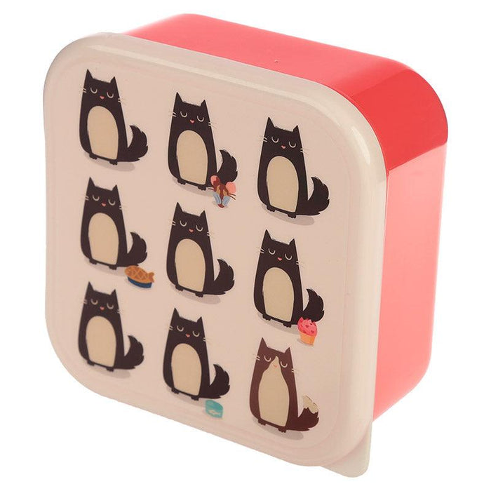 Set of 3 Lunch Boxes - Feline Fine Cat
