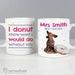 Personalised Rachael Hale 'I Donut Know' Mug - Myhappymoments.co.uk