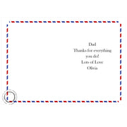Personalised 1st Class Card