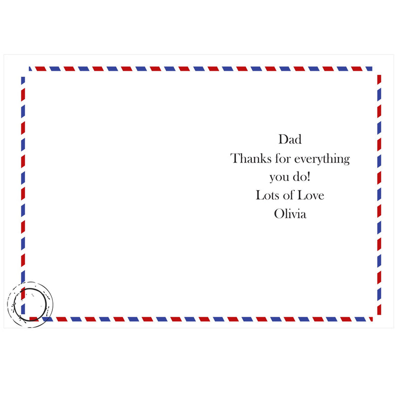 Personalised 1st Class Card