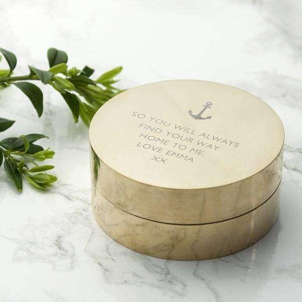 Engraved Iconic Adventurer's Sundial Compass - Myhappymoments.co.uk