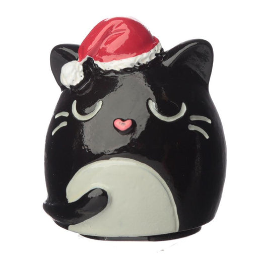 Feline Festive Christmas Cookie Cat Lip Balm Hanging Christmas Decoration Gift Box with Ribbon