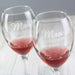 Personalised Mr & Mrs Wine Glass Set - Myhappymoments.co.uk