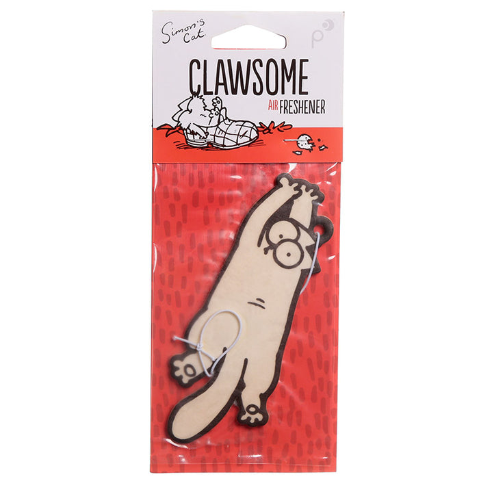 Strawberry Scented Simon's Cat Clawsome Car Air Freshener