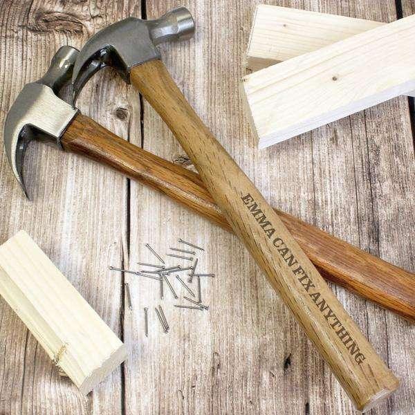 Personalised Free Text Hammer - Myhappymoments.co.uk