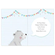 Personalised Daddy Bear Card - Myhappymoments.co.uk