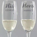 Personalised Classic Pair of Flute Glasses with Gift Box - Myhappymoments.co.uk