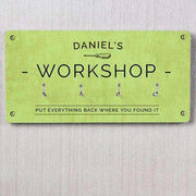 Personalised Workshop Hooks - Myhappymoments.co.uk
