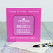 Personalised Coaster Card - Prosecco Princess - Myhappymoments.co.uk