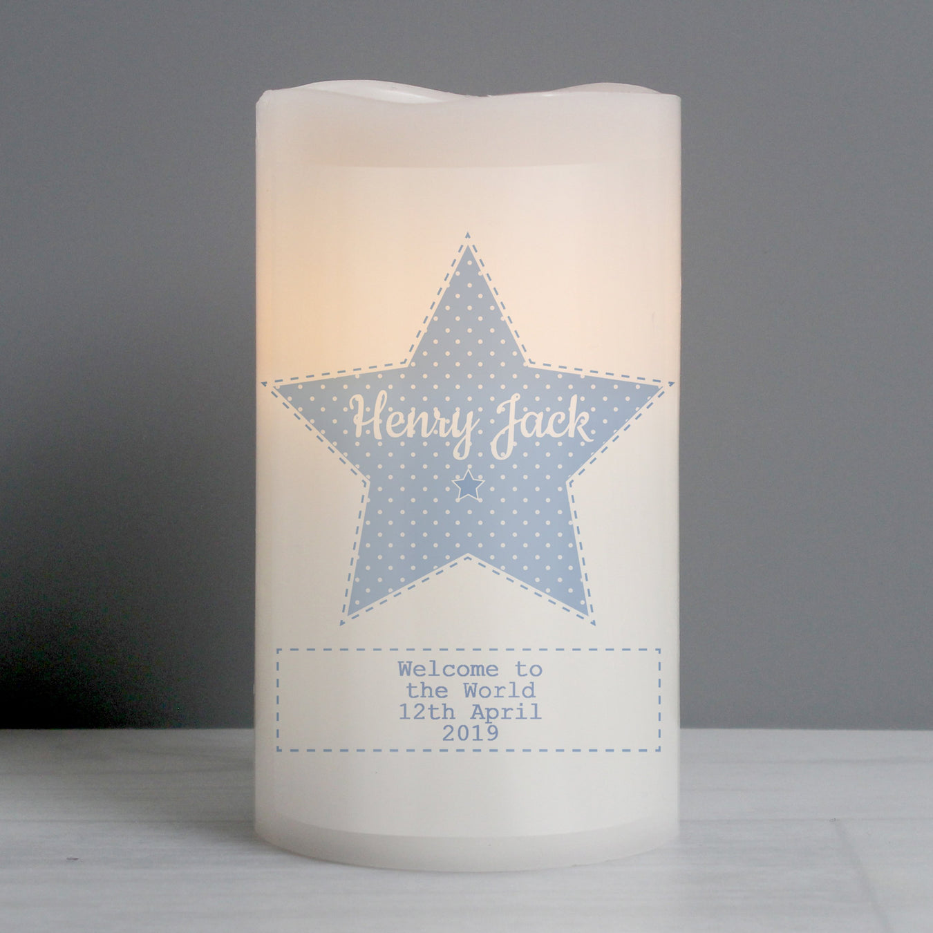 Personalised Baptism & Christening Candles