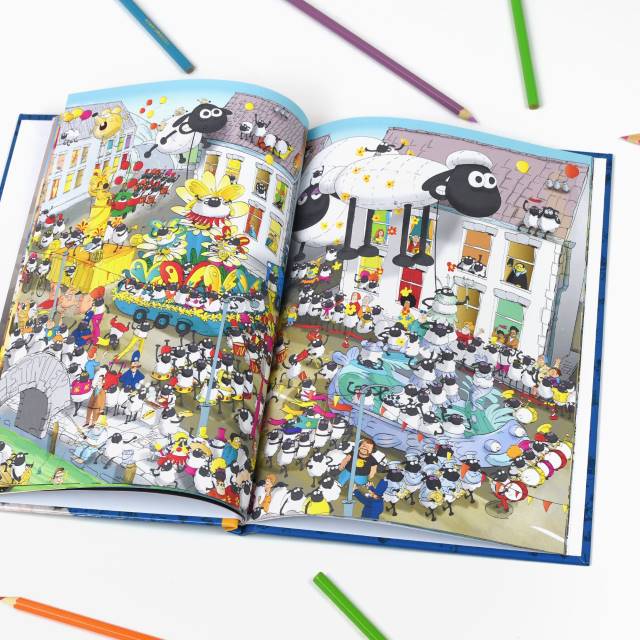 Shaun the Sheep Personalised Where's Shaun? Children’s Book - Myhappymoments.co.uk