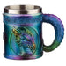 Rainbow Dragon Decorative Metallic Tankard
