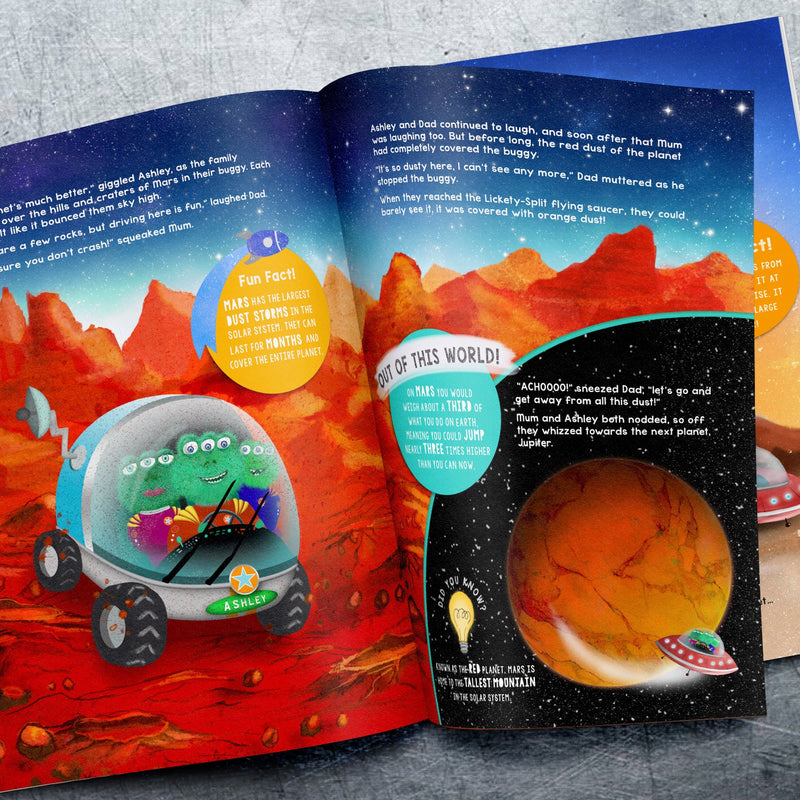 Personalised My Book About Space - Myhappymoments.co.uk